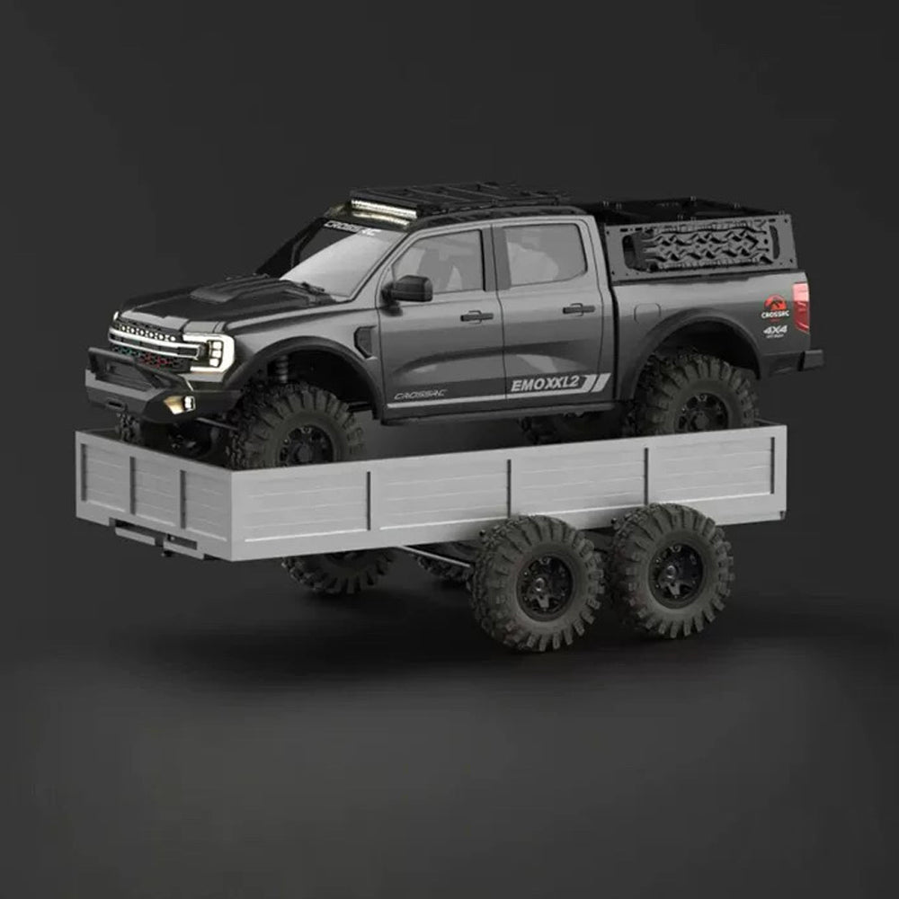 CROSSRC EMO XX2 XXL2 1/5 RC Crawler Stainless Steel Chassis Guard Off-Road Trailer Accessory