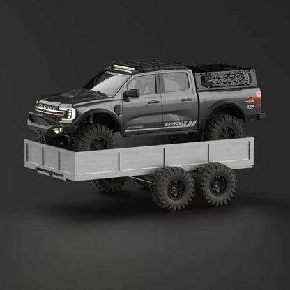 CROSSRC EMO XX2 XXL2 1/5 RC Crawler Stainless Steel Chassis Guard Off-Road Trailer Accessory