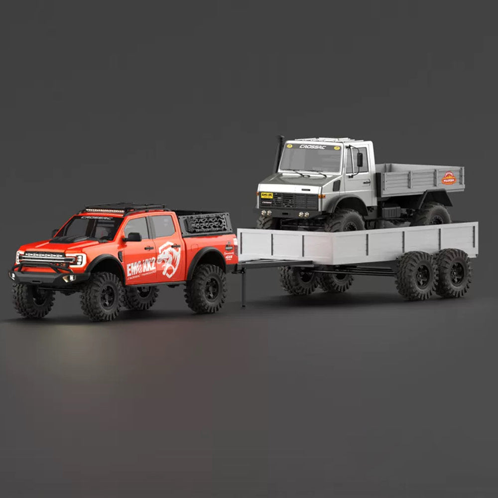 CROSSRC EMO XX2 XXL2 1/5 RC Crawler Stainless Steel Chassis Guard Off-Road Trailer Accessory