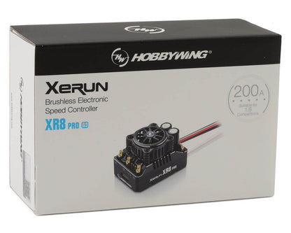 Hobbywing XeRun XR8 Pro G3 200A 2-4S Sensored Brushless ESC for 1/8 RC Buggy & Truggy