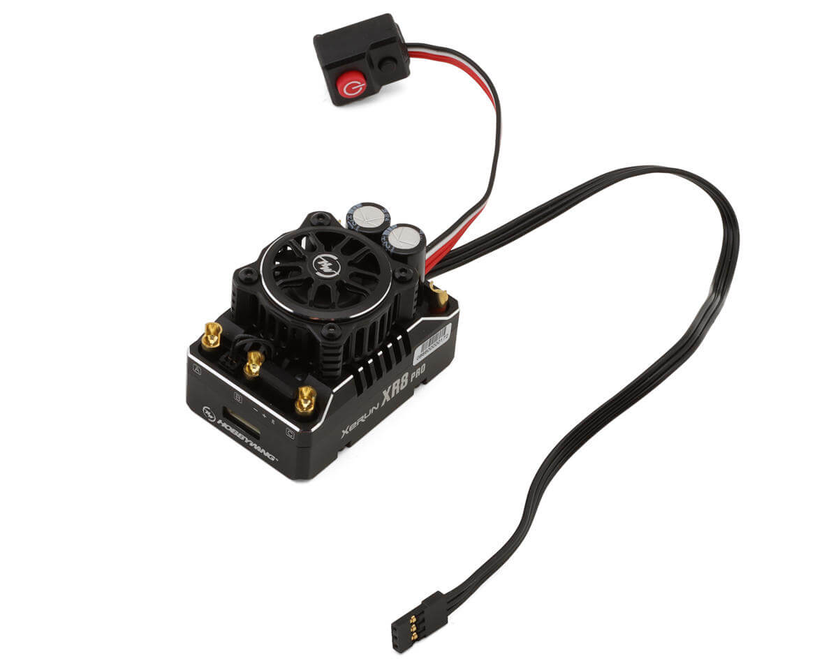 Hobbywing XeRun XR8 Pro G3 200A 2-4S Sensored Brushless ESC for 1/8 RC Buggy & Truggy