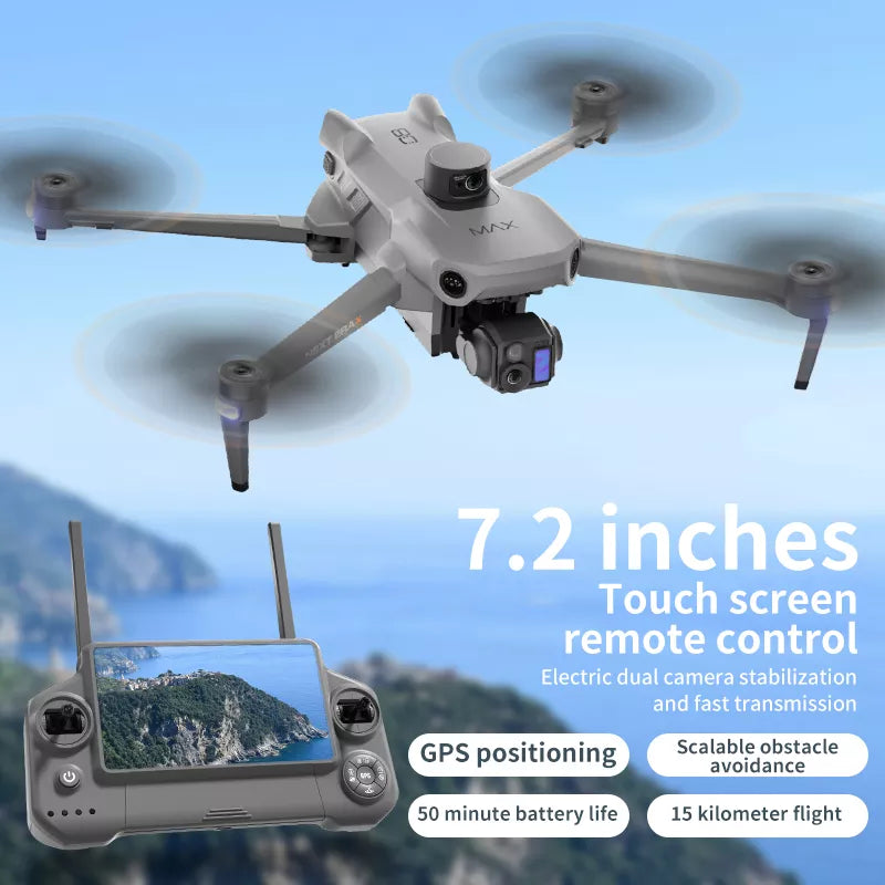 P7 MAX V2 8K Camera Drone, 3-Axis Gimbal, GPS Quadcopter