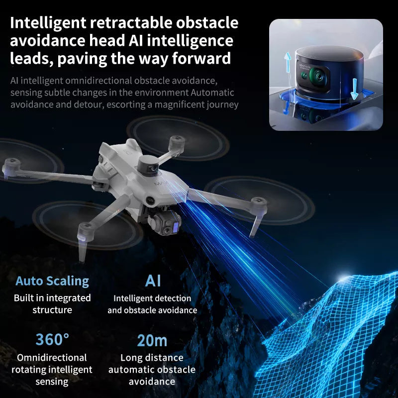 P7 MAX V2 8K Camera Drone, 3-Axis Gimbal, GPS Quadcopter