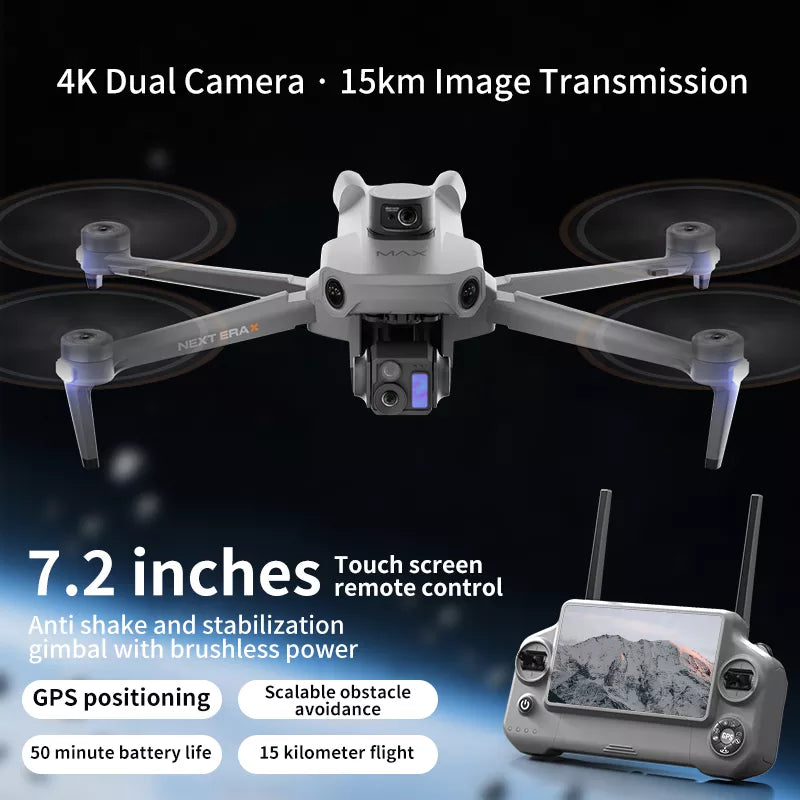 P7 MAX V2 8K Camera Drone, 3-Axis Gimbal, GPS Quadcopter