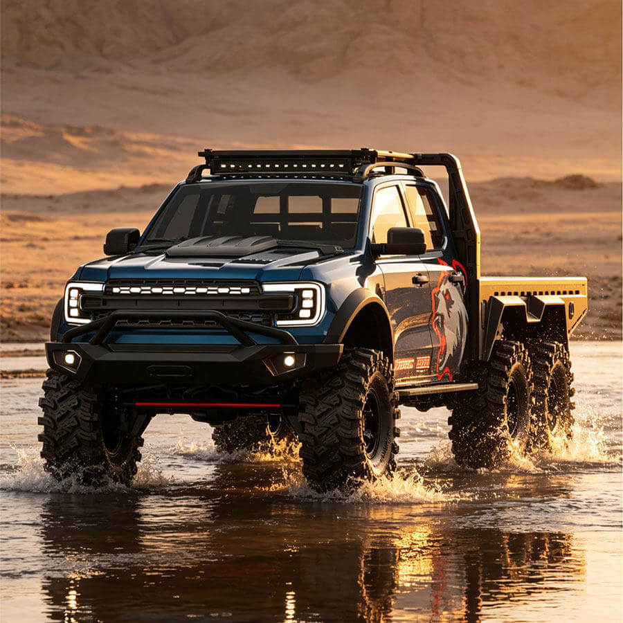 CROSSRC EMO X7 Big Bad Wolf XL4 Big Bad Bear 1/8 Scale 4WD Brushless RC Rock Crawler Trail Truck RTR