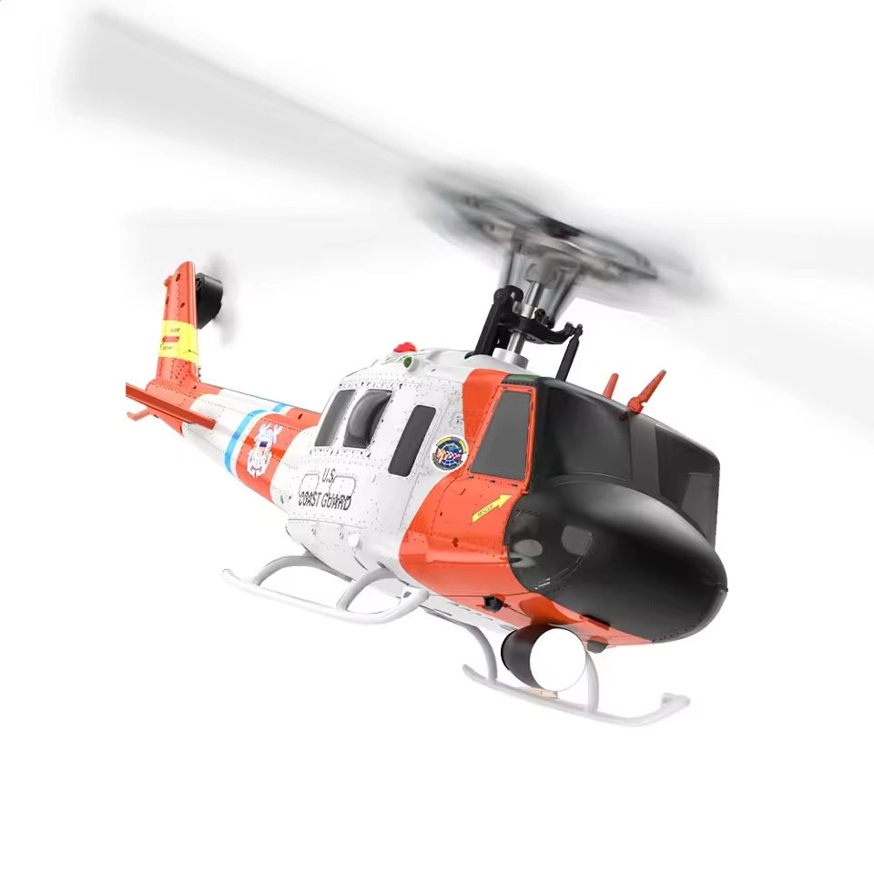 YUXIANG F07S RC Helicopter Huey UH-1D Coast Guard Scale GPS Intelligent Control System