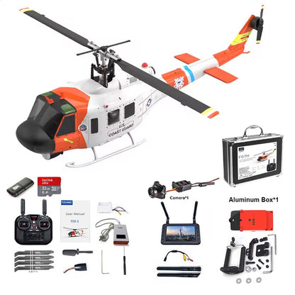 YUXIANG F07S RC Helicopter Huey UH-1D Coast Guard Scale GPS Intelligent Control System
