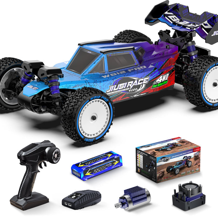 JIUSI WB12-PRO 1/12 RC Car — 80KM/H Brushless 4WD Off-Road Truck 3S Battery RTR
