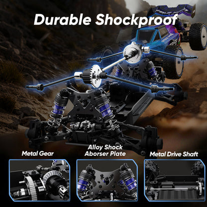 JIUSI WB12-PRO 1/12 RC Car — 80KM/H Brushless 4WD Off-Road Truck 3S Battery RTR