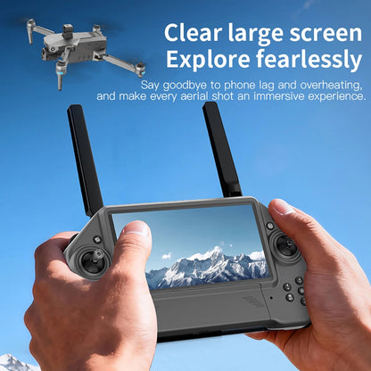 ZLL SG880 4K Drone 10KM Long Battery Life Obstacle Avoidance GPS 5G Quadcopter Touch Screen Remote Controller