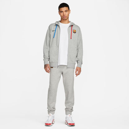 Nike FC Barcelona Club Fleece Men's Full-Zip Hoodie