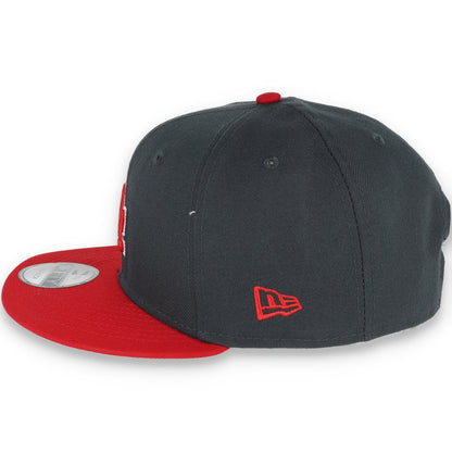 New Era Los Angeles Dodgers 2-Tone Color Pack 9FIFTY Snapback Hat- Grey/Scarlet