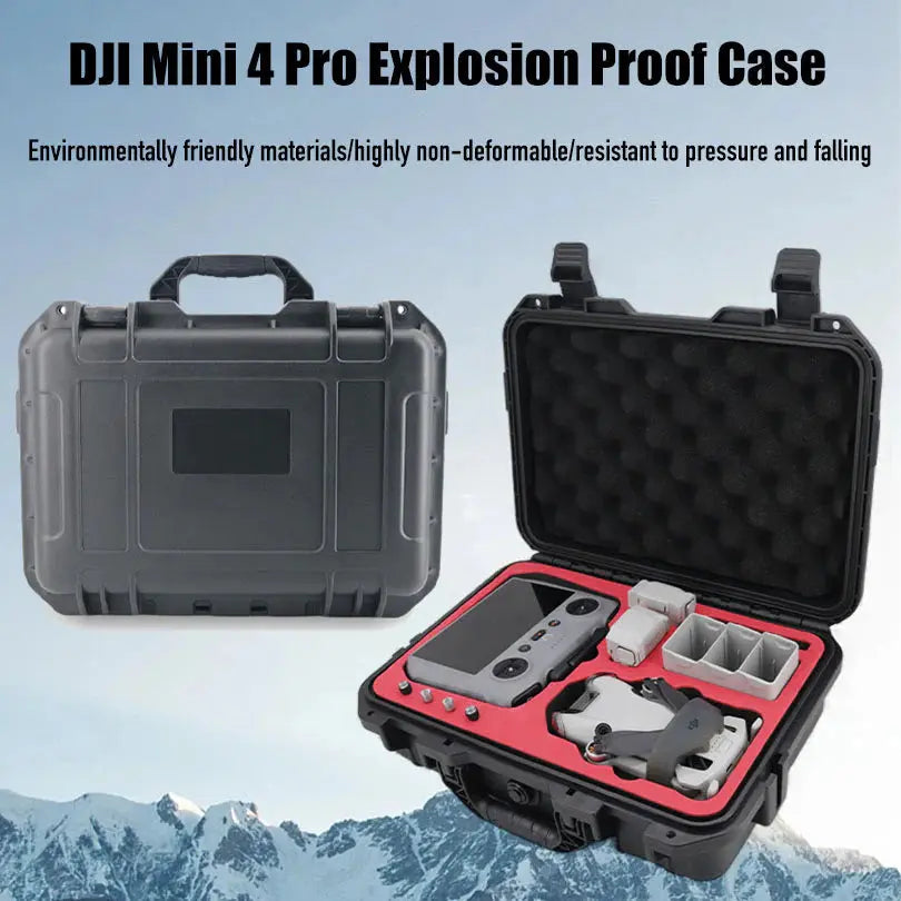 Hard Shell Waterproof Explosion-Proof Case for DJI Mini 4 Pro