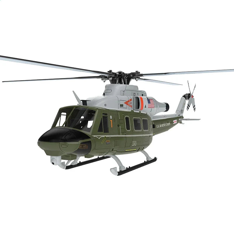 GOOSKY E2 UH-1Y Army Green VENOM RC Helicopter GPS 1:35 Air Rescue Aircraft Model Helicopter