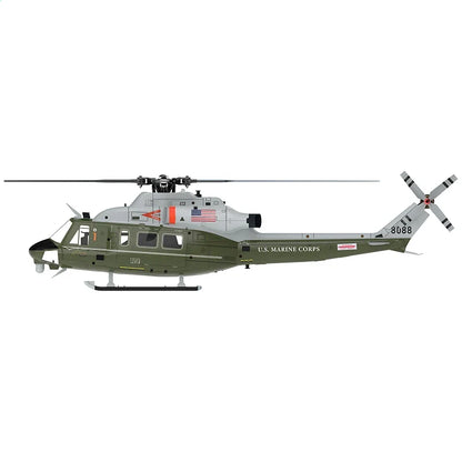 GOOSKY E2 UH-1Y Army Green VENOM RC Helicopter GPS 1:35 Air Rescue Aircraft Model Helicopter