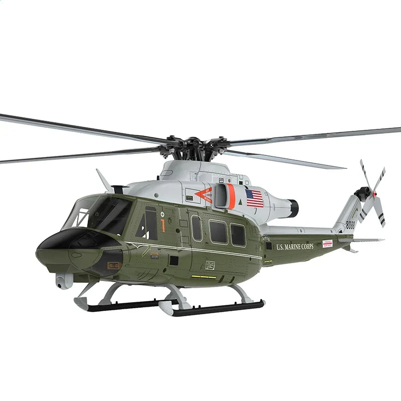GOOSKY E2 UH-1Y Army Green VENOM RC Helicopter GPS 1:35 Air Rescue Aircraft Model Helicopter