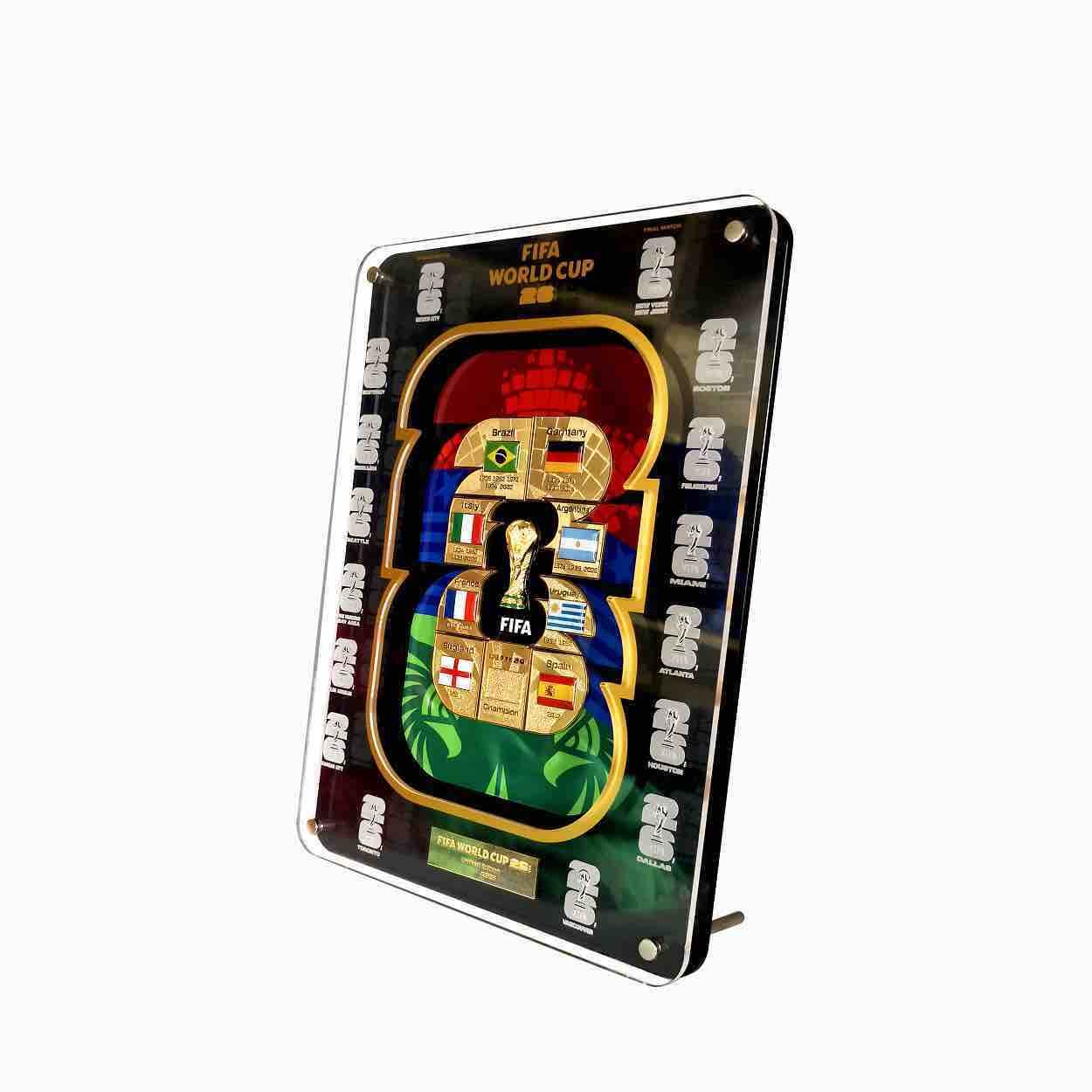 FIFA World Champion Pin Collection Set (DIY Champion Flag)