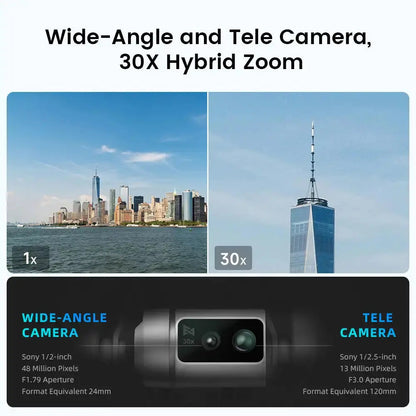 FIMI X8 TELE 4K Drone 3-Axis Gimbal HDR 48MP 30x Camera GPS 10KM Professional Aerial Photography Quadcopter RTF