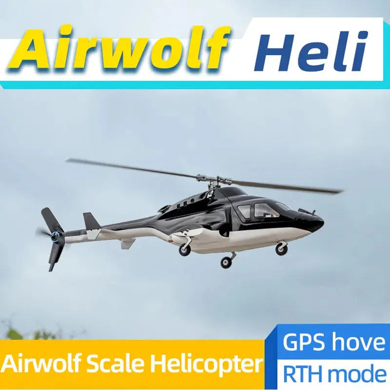 FLYWING Airwolf FW450L V3 Scale 6CH GPS Altitude Hold Brushless RC Helicopter PNP/RTF