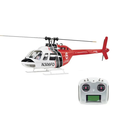 FLYWING Bell 206 V3 470 Scale 6CH GPS ACE Flight Control System Brushless RC Helicopter RTF