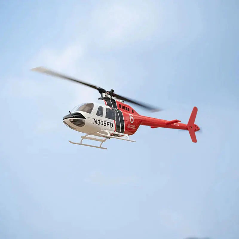 FLYWING Bell 206 V3 470 Scale 6CH GPS ACE Flight Control System Brushless RC Helicopter RTF