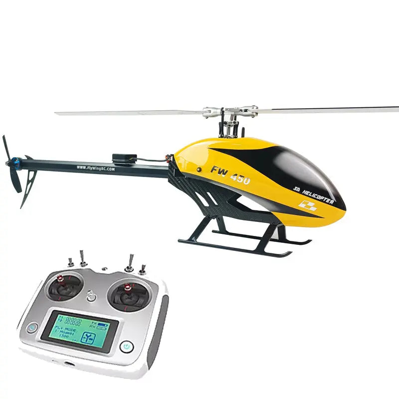 FLYWING FW450L V2.5 6CH FBL 3D GPS Altitude Hold One-Key Return H1 Flight Controller RC Helicopter RTF