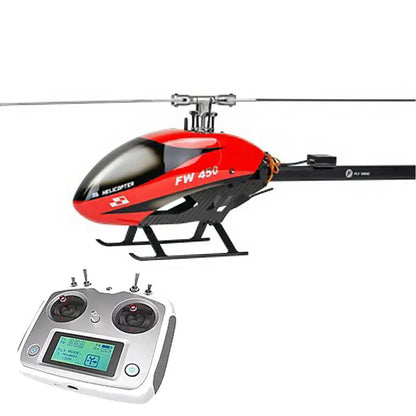 FLYWING FW450L V2.5 6CH FBL 3D GPS Altitude Hold One-Key Return H1 Flight Controller RC Helicopter RTF