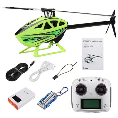 FLYWING FW450L V3 6CH 3D Auto Acrobatics GPS Altitude Hold H1 Flight Controller RC Helicopter RTF/PNP
