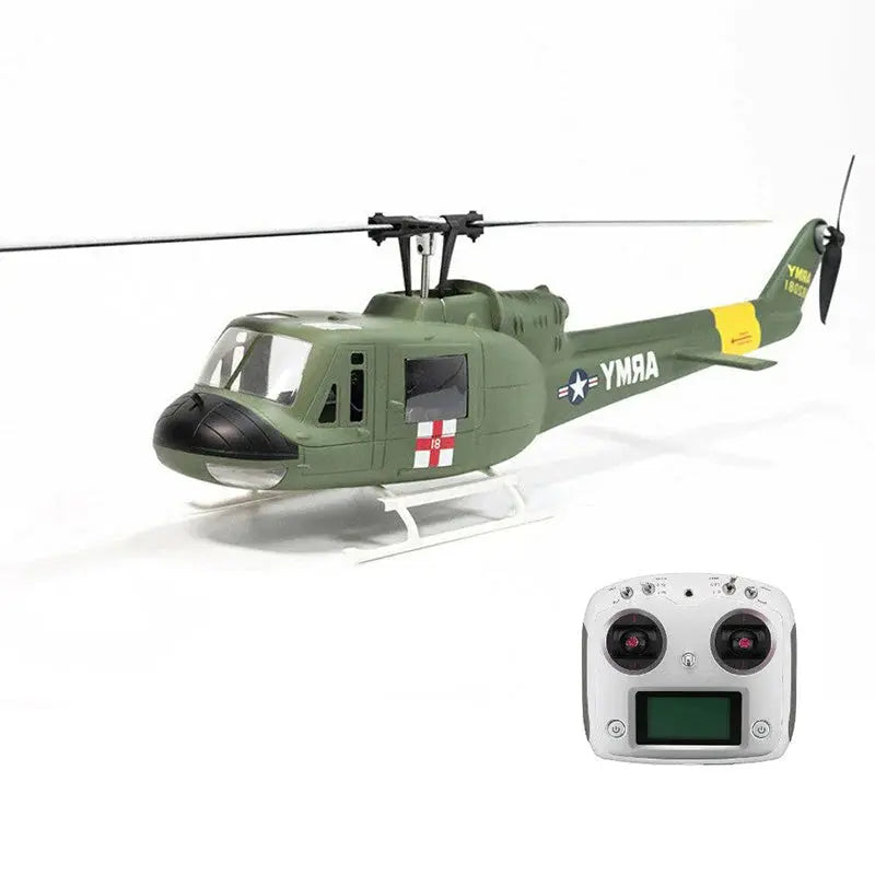 FLYWING UH-1 V3 470 Scale 6CH Brushless GPS Altitude Hold H1 Flight Controller RC Helicopter PNP/RTF