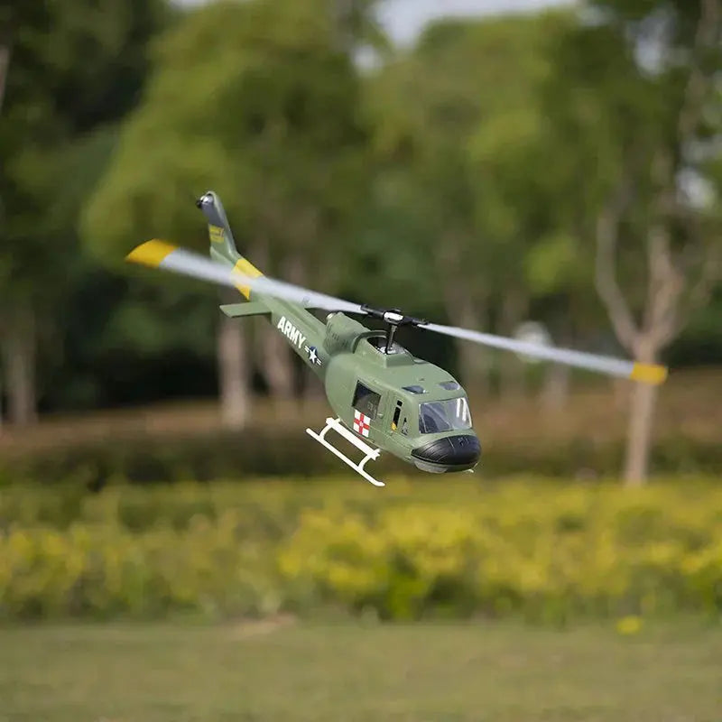 FLYWING UH-1 V3 470 Scale 6CH Brushless GPS Altitude Hold H1 Flight Controller RC Helicopter PNP/RTF