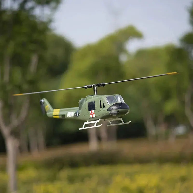 FLYWING UH-1 V3 470 Scale 6CH Brushless GPS Altitude Hold H1 Flight Controller RC Helicopter PNP/RTF