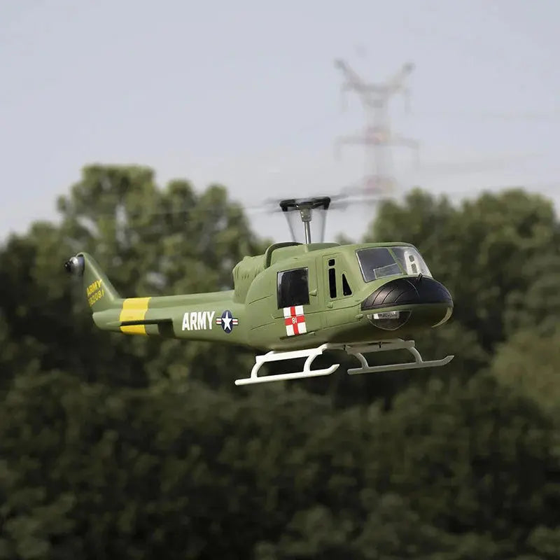 FLYWING UH-1 V3 470 Scale 6CH Brushless GPS Altitude Hold H1 Flight Controller RC Helicopter PNP/RTF