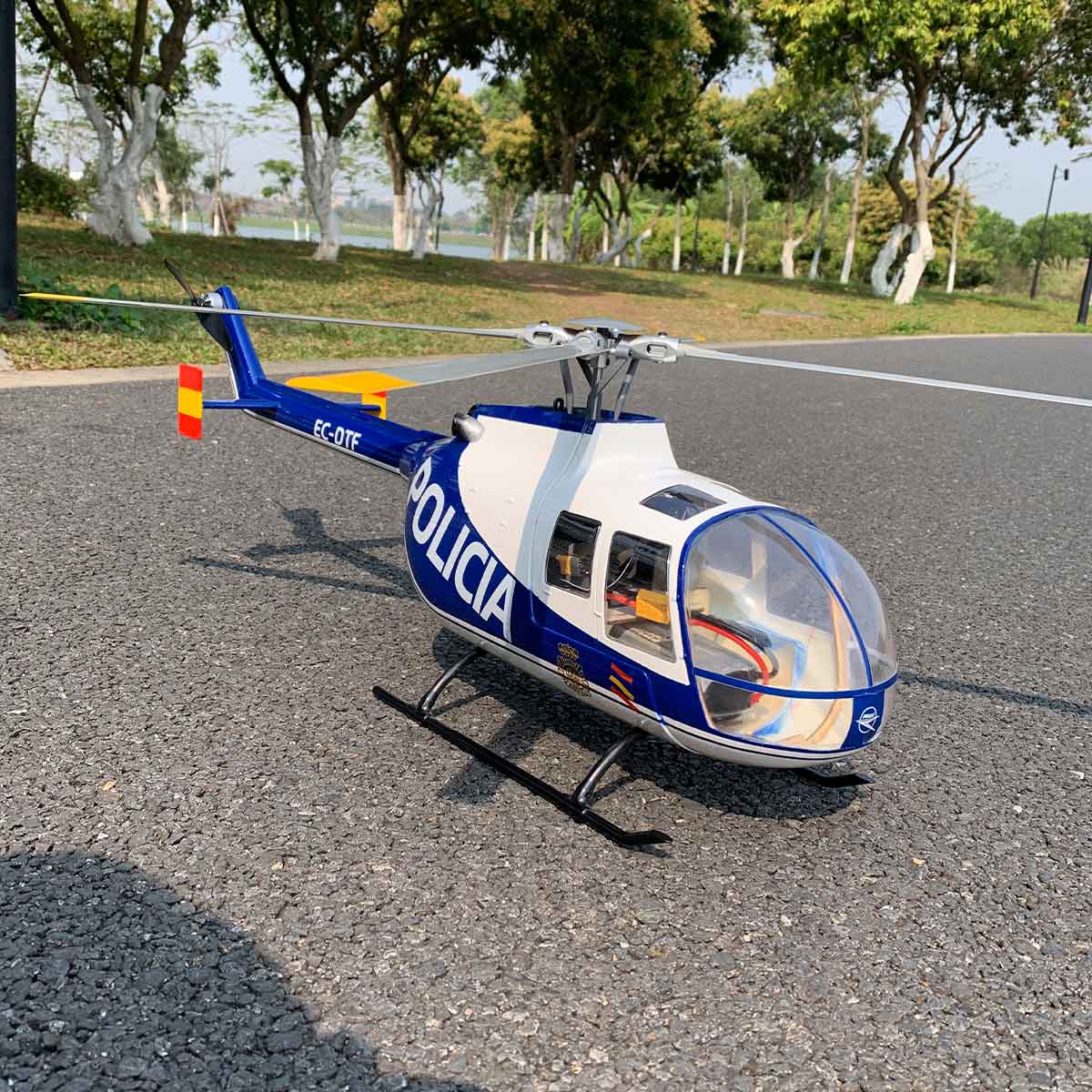 FLYWING BO-105 450L Scale 6CH Brushless GPS Altitude Hold H1 Flight Controller RC Helicopter PNP/RTF