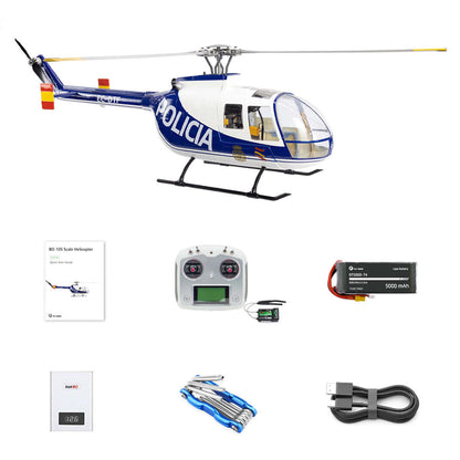 FLYWING BO-105 450L Scale 6CH Brushless GPS Altitude Hold H1 Flight Controller RC Helicopter PNP/RTF