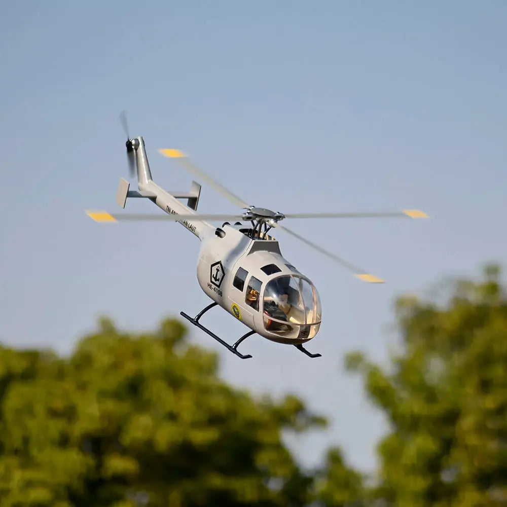 FLYWING BO-105 450L Scale 6CH Brushless GPS Altitude Hold H1 Flight Controller RC Helicopter PNP/RTF