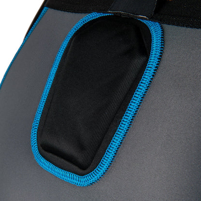 CHAMPRO COMPRESSION SHORTS BULL RUSH 5-PAD GIRDLE-GREY