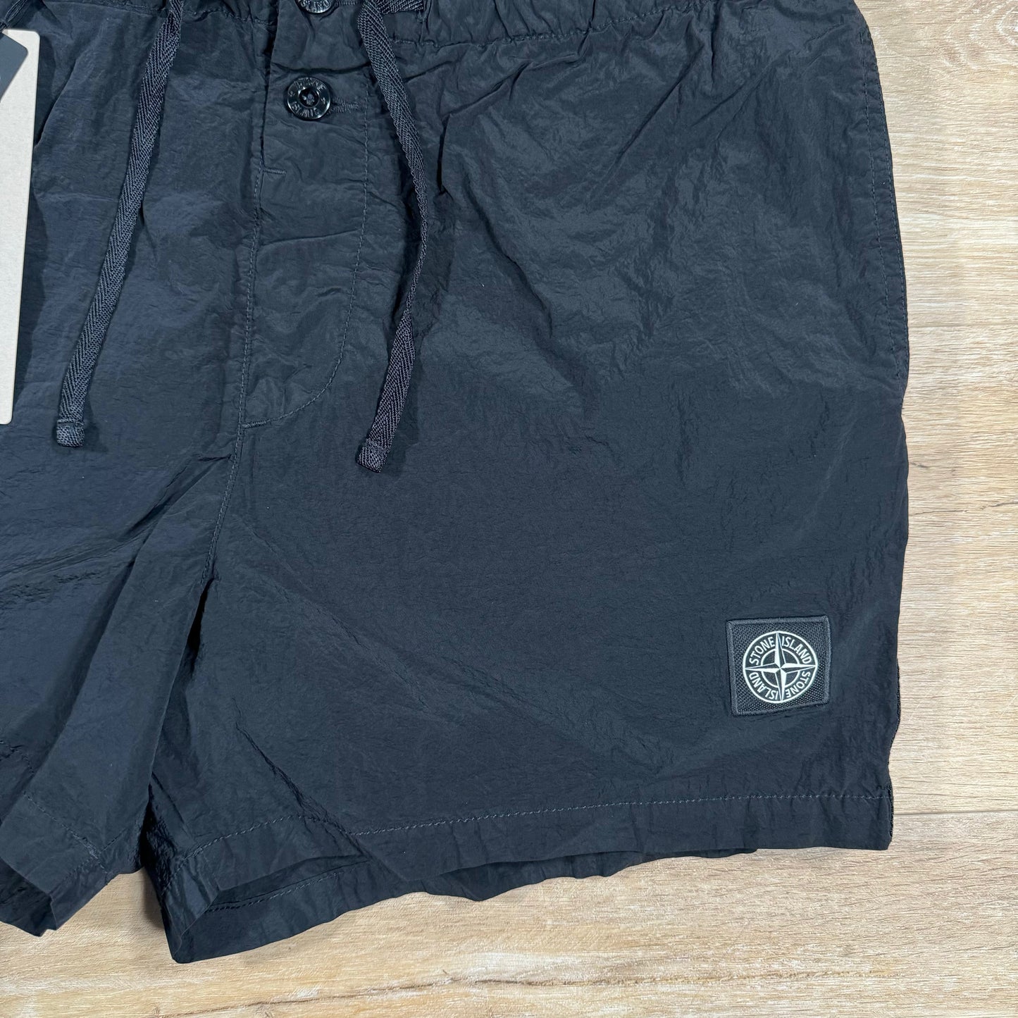 Stone Island Nylon Metal Slim-Fit Swim Shorts in Black