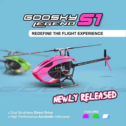 GOOSKY Legend S1 RC Helicopter Dual Brushless Motor Direct-Drive BNF/RTF Helicopter