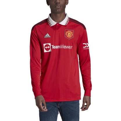 Adidas Manchester United 22/23 Long Sleeve Home Jersey