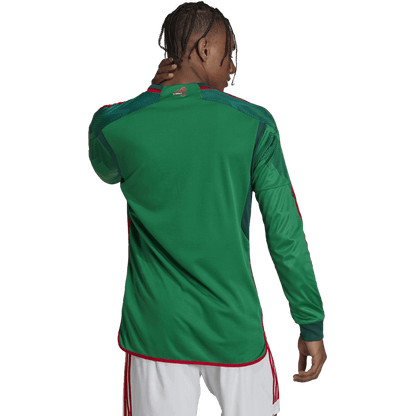 Adidas Men's Mexico 2022 World Cup Long Sleeve Home Jersey