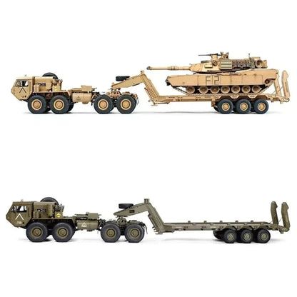 HG P806 1/12 Scale US M747 Semi Trailer RTR/DIY Compatible with HG P801/P802 M983 US Army Military Truck