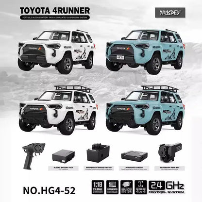 HG Toyota 4Runner 1/18 4WD RC Rock Crawler with LED & Sound