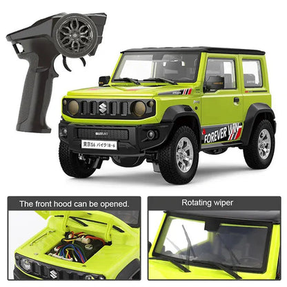 HG HG4-53 TRASPED Suzuki Jimny 1/16 Scale 2.4G 4WD RC Rock Crawler LED Light Simulated Sound Off-Road Climbing Truck RTR