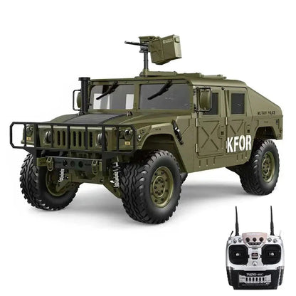 HG P408 1/10 Scale 2.4G 4WD US 4x4 Hummer Military Vehicle RC Truck RTR
