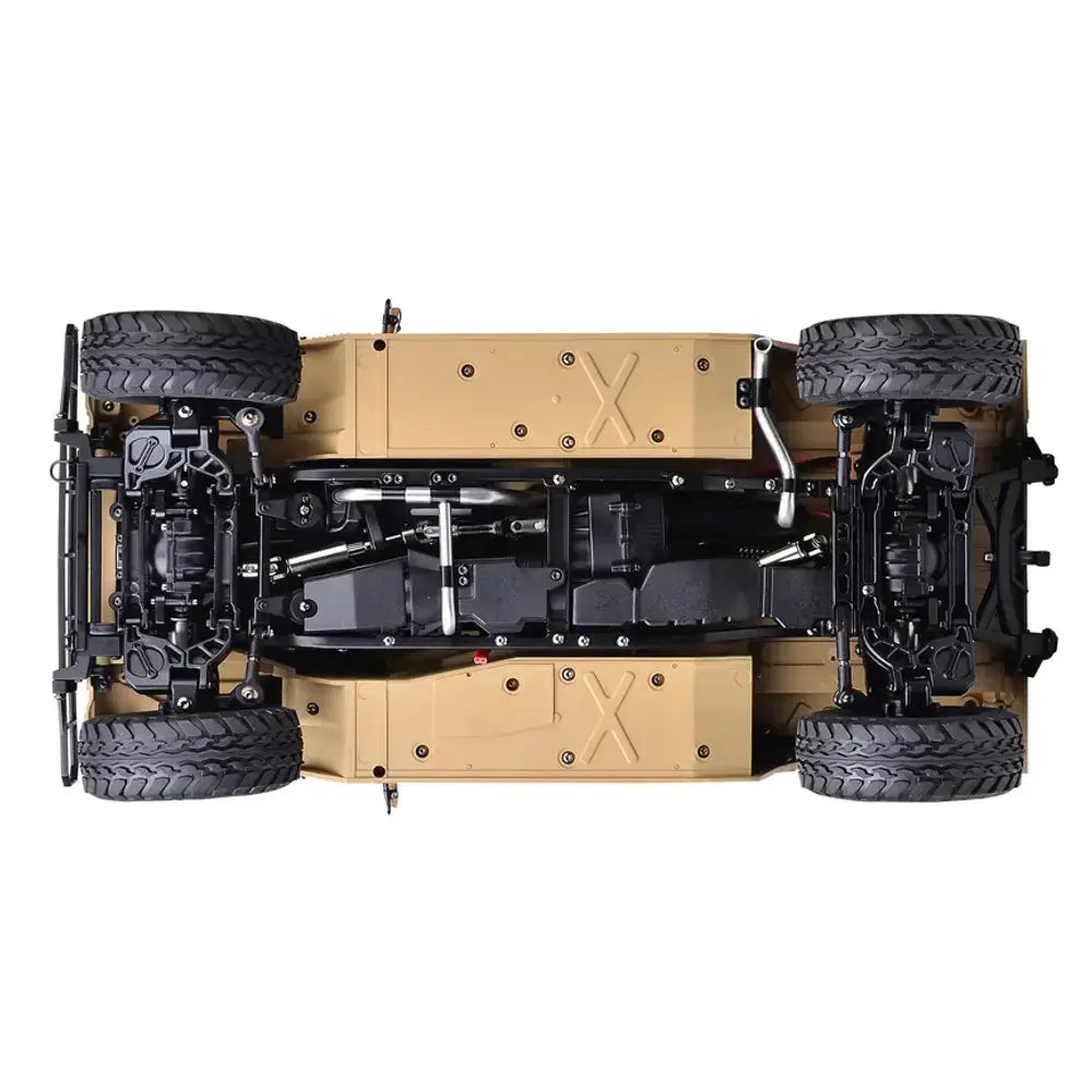 HG P408 1/10 Scale 2.4G 4WD US 4x4 Hummer Military Vehicle RC Truck RTR