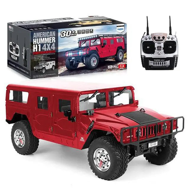 HG P415 1/10 Scale 4x4 16CH Hummer 2.4G Alloy Version RC Model Truck RTR