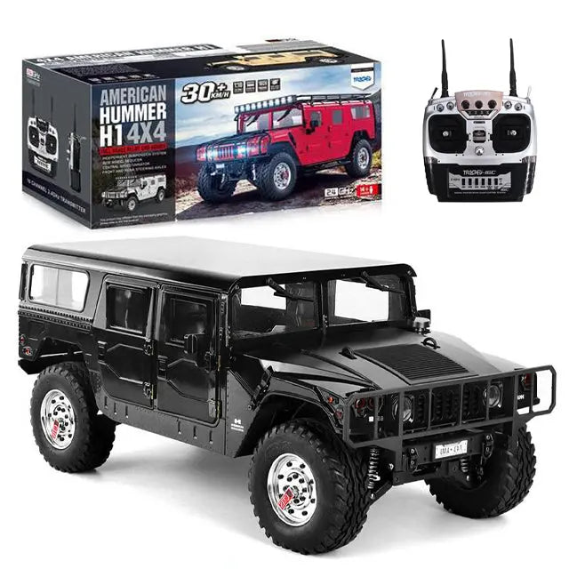 HG P415 1/10 Scale 4x4 16CH Hummer 2.4G Alloy Version RC Model Truck RTR