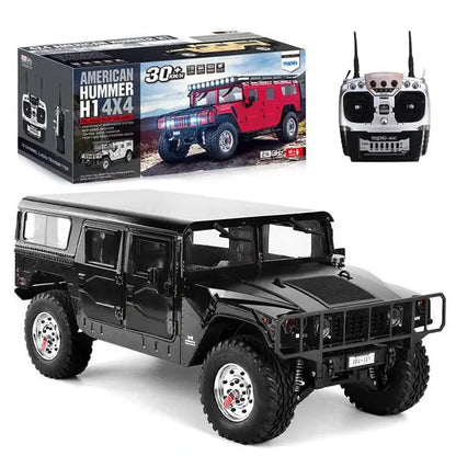 HG P415 1/10 Scale 4x4 16CH Hummer 2.4G Alloy Version RC Model Truck RTR