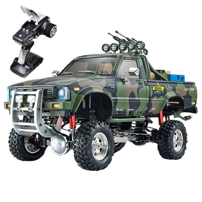 HG P417 1/10 Scale 2.4G 4WD Middle East Pickup Truck RC Rock Crawler Off-Road Climbing Car LED Light RTR