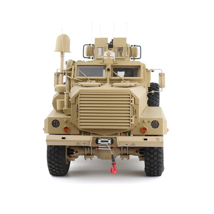 HG P602 US Military Cougar 6x6 MRAP 1/12 Scale 2.4G 16CH RC Truck Upgraded LED Light Sound RTR